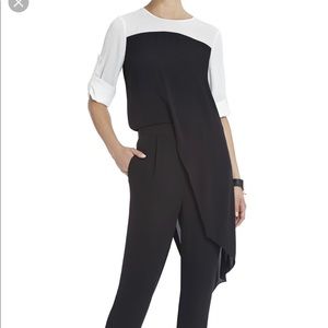 BCBGMaxAzria Fiona drape jumpsuit